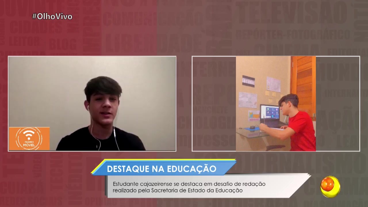 VÍDEO estudante de escola pública de Cajazeiras está entre as melhores