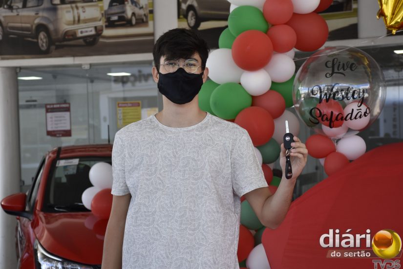 CAJAZEIRENSE DE SORTE: Estudante de 20 anos ganha carro em sorteio de Wesley  Safadão - Expresso PB