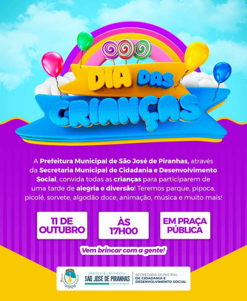 Em PraÇa PÚblica Prefeitura De São José De Piranhas Promove Grande Festa Para Comemorar O Dia